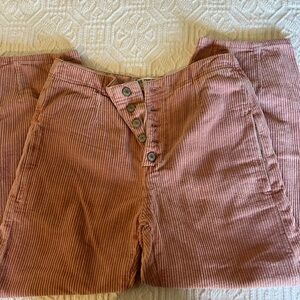 Free People Pink Corduroy Pants